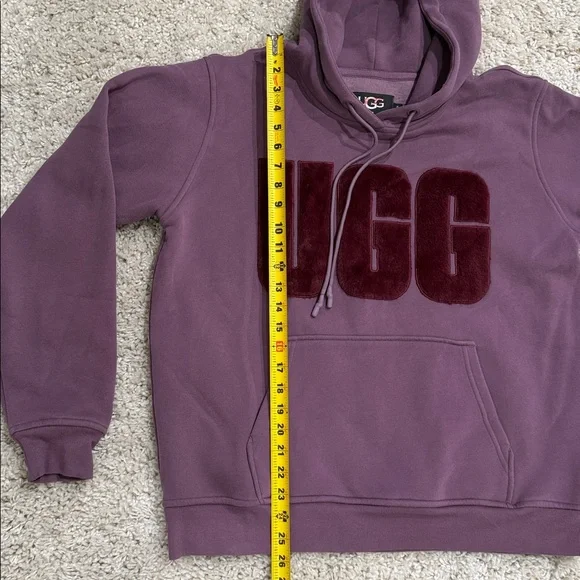 UGG Rey fluffy logo hoodie XL - Picture 5 of 9